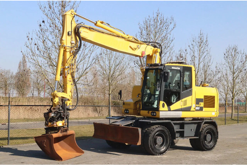 Komatsu PW160-11 | ENGCON TILTROTATOR | BUCKET | TRAILER HYDR. - Bager na kolesih: slika 2 Komatsu PW160-11 | ENGCON TILTROTATOR | BUCKET | TRAILER HYDR. - Bager na kolesih: slika 2