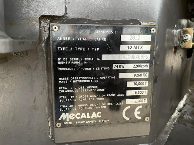 Mecalac 12 MTX - Bager na kolesih: slika 3 Mecalac 12 MTX - Bager na kolesih: slika 3
