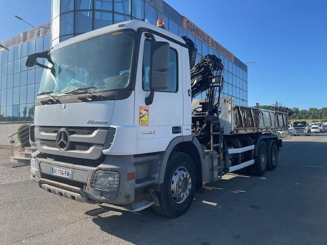 Mercedes Actros 2632 - Tovornjak prekucnik, Tovornjak z dvigalom: slika 1 Mercedes Actros 2632 - Tovornjak prekucnik, Tovornjak z dvigalom: slika 1
