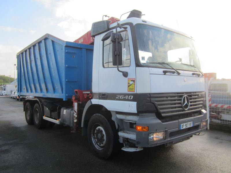 Mercedes Actros 2640 - Tovornjak prekucnik, Tovornjak z dvigalom: slika 1 Mercedes Actros 2640 - Tovornjak prekucnik, Tovornjak z dvigalom: slika 1