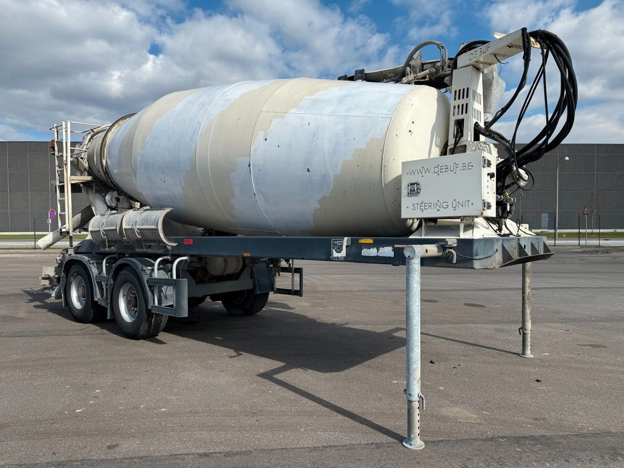 De Buf BM 12-36-2SPR w/ Belt Theam TSR15 / Beton - Polprikolica mešalec betona: slika 3 De Buf BM 12-36-2SPR w/ Belt Theam TSR15 / Beton - Polprikolica mešalec betona: slika 3