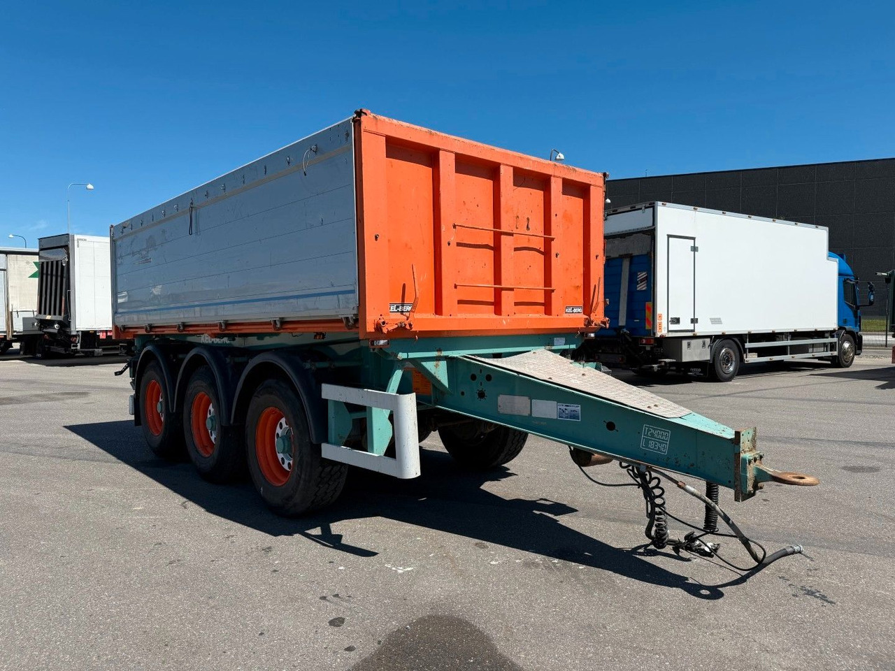 Kel-Berg 24 t. 3 axle T490K Tipper / Kipper - Kiper prikolica: slika 2 Kel-Berg 24 t. 3 axle T490K Tipper / Kipper - Kiper prikolica: slika 2
