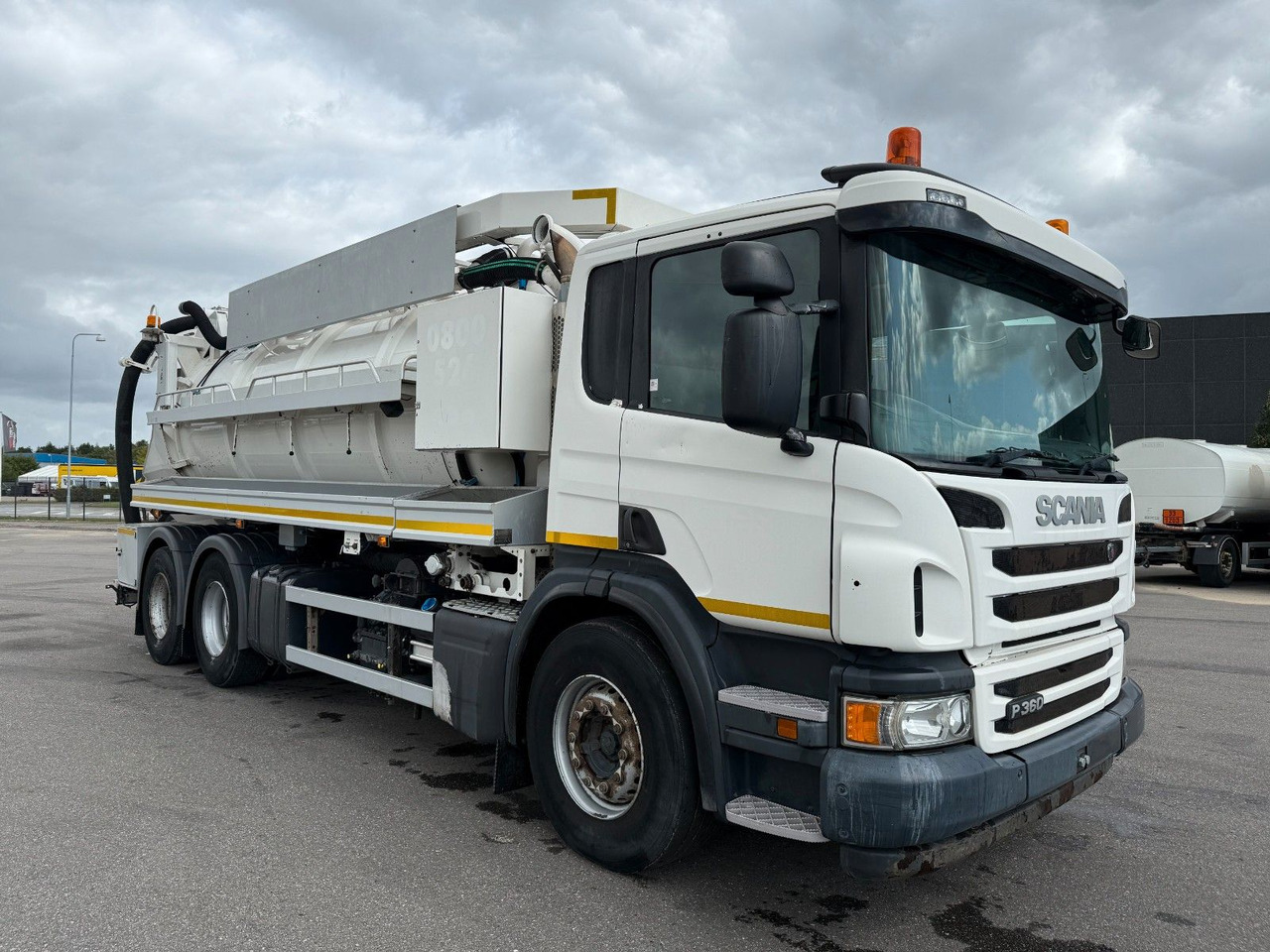 Scania P360 Euro 6 6x4 RHD Hvidtved Larsen FlexLine 312 - Vakuumski tovornjak: slika 1 Scania P360 Euro 6 6x4 RHD Hvidtved Larsen FlexLine 312 - Vakuumski tovornjak: slika 1