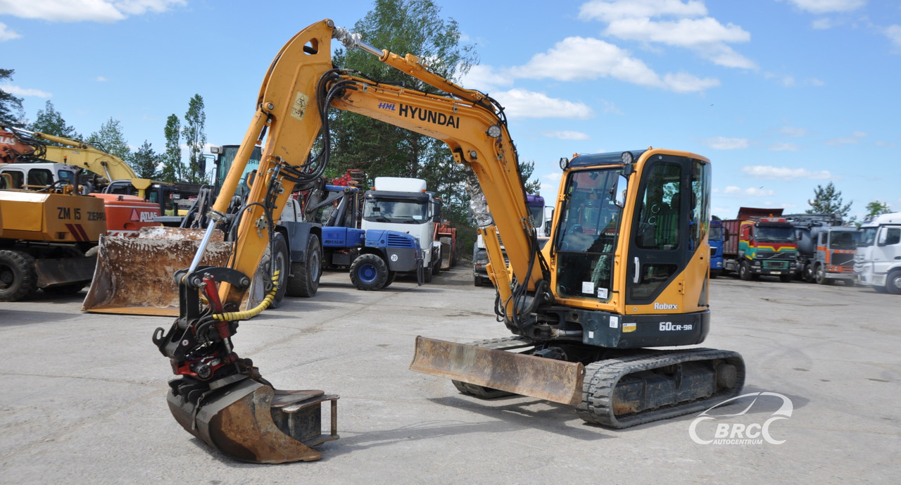 Hyundai R60CR-9A - Mini bager: slika 1 Hyundai R60CR-9A - Mini bager: slika 1