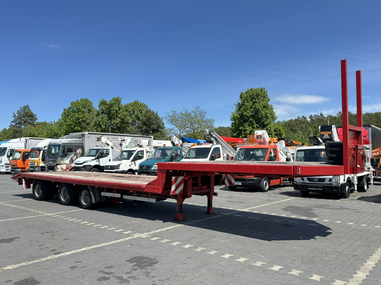 Blumhardt Niskopodwozie SAL 40.24 3-Osie BPW Tylna Skrętna - Nizko noseča polprikolica: slika 1 Blumhardt Niskopodwozie SAL 40.24 3-Osie BPW Tylna Skrętna - Nizko noseča polprikolica: slika 1