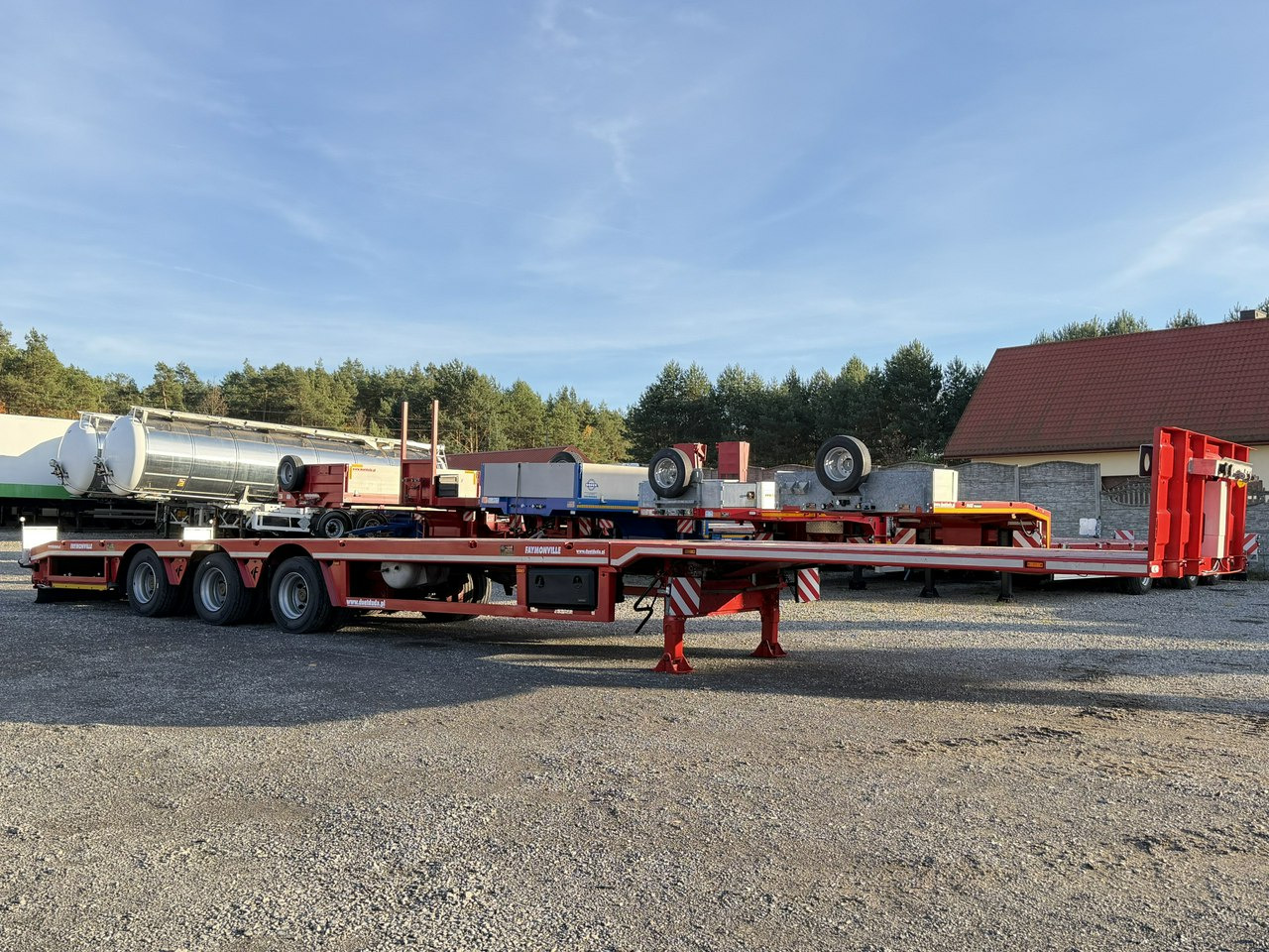 Faymonville Niskopodłogowa Telemega Rozciągana 7m 3-Osiowa Oś skrętna - Nizko noseča polprikolica: slika 2 Faymonville Niskopodłogowa Telemega Rozciągana 7m 3-Osiowa Oś skrętna - Nizko noseča polprikolica: slika 2