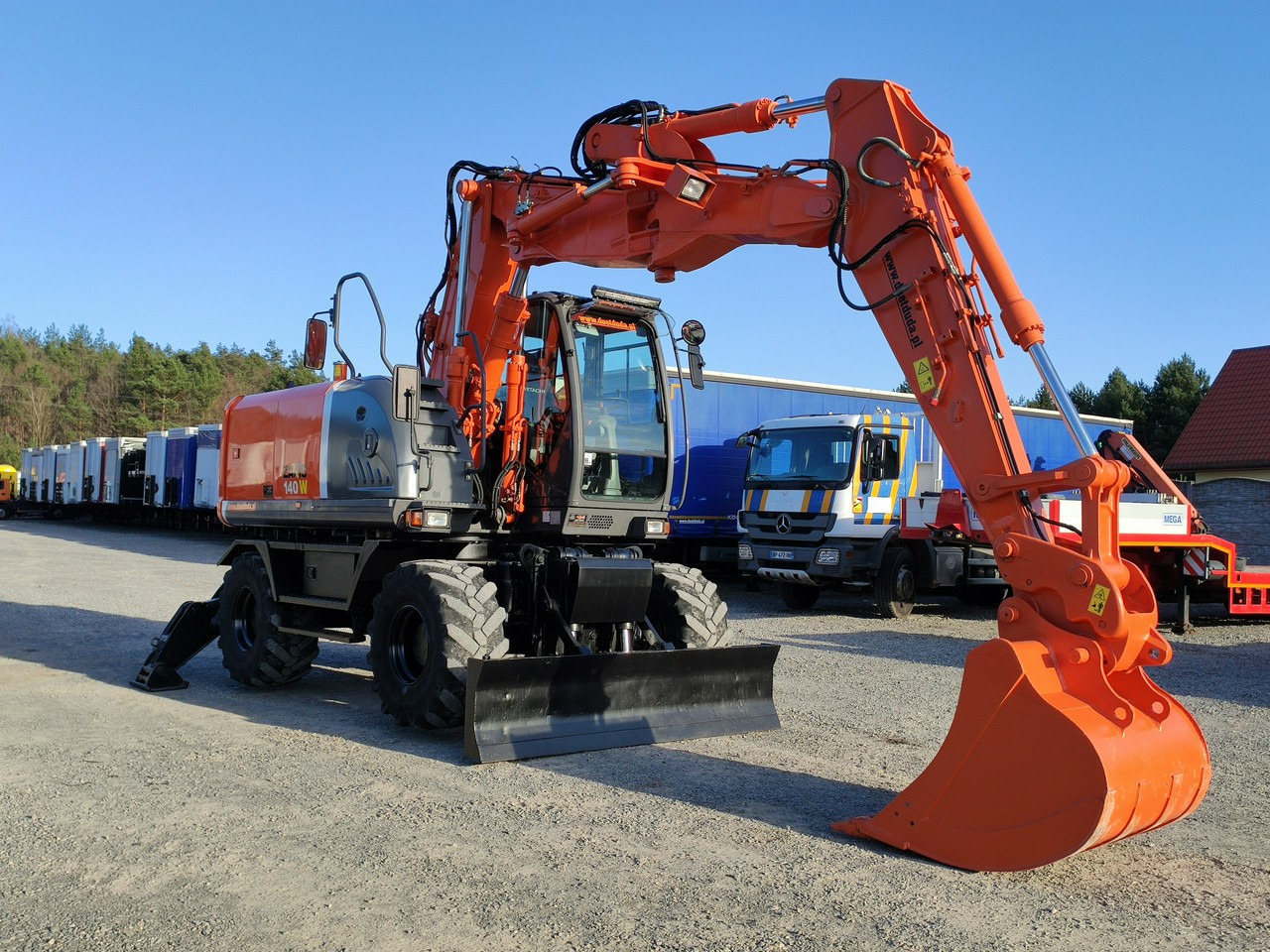 Hitachi ZX140 Koparka Kołowa - Bager na kolesih: slika 2 Hitachi ZX140 Koparka Kołowa - Bager na kolesih: slika 2