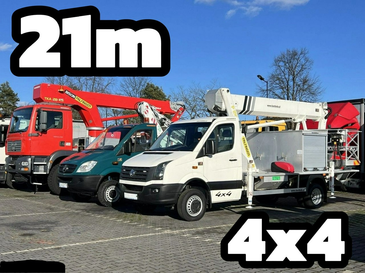 Iveco Volkswagen Crafter 4x4 Zwyżka 21m Palfinger P210BK JIP-Ogon udt - Dvižna ploščad montirana na tovornjak: slika 1 Iveco Volkswagen Crafter 4x4 Zwyżka 21m Palfinger P210BK JIP-Ogon udt - Dvižna ploščad montirana na tovornjak: slika 1