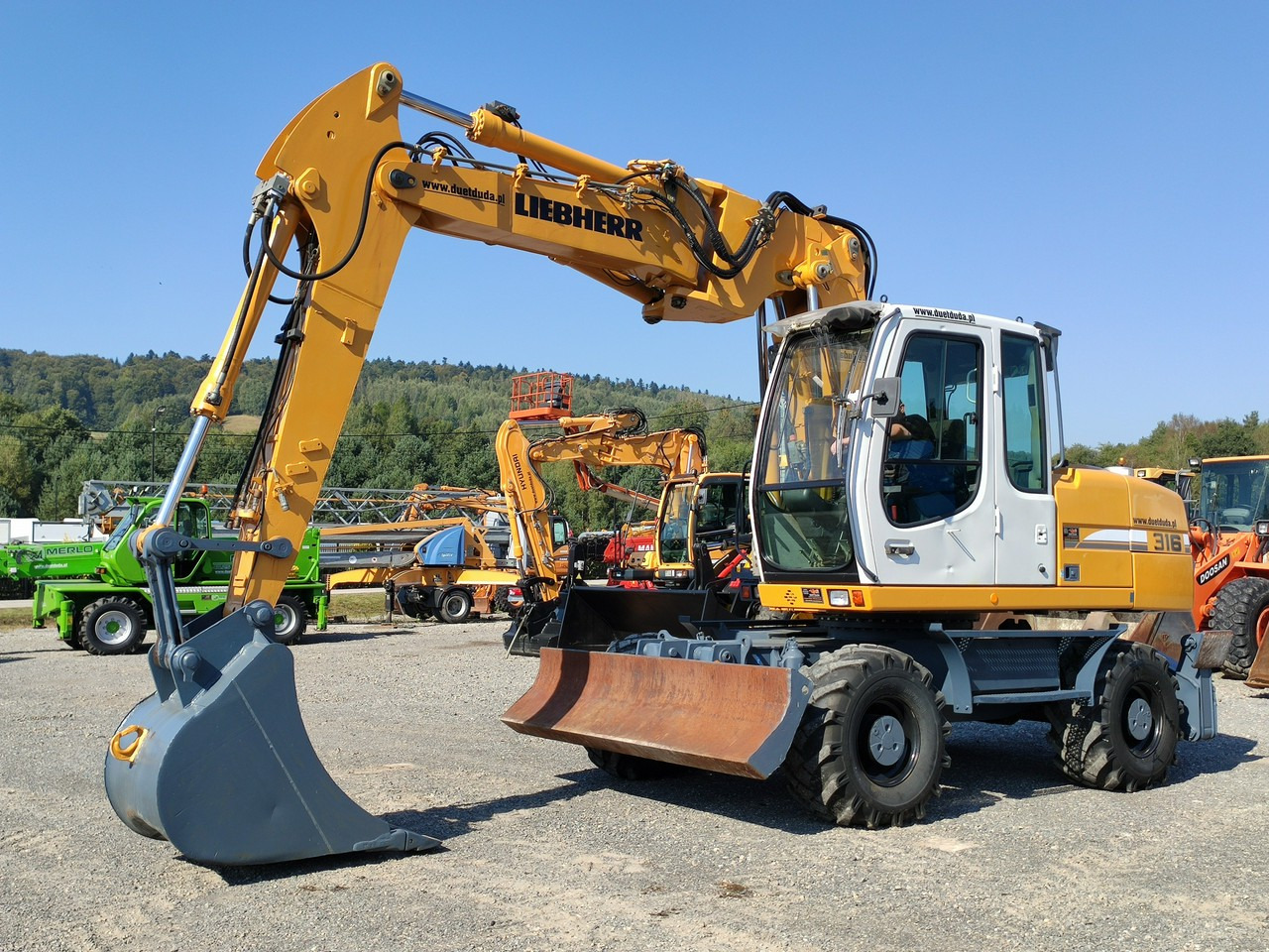 Liebherr A316 Maszyna po Pełnym Tulejowaniu Bez Luzów i Wycieków - Bager na kolesih: slika 1 Liebherr A316 Maszyna po Pełnym Tulejowaniu Bez Luzów i Wycieków - Bager na kolesih: slika 1