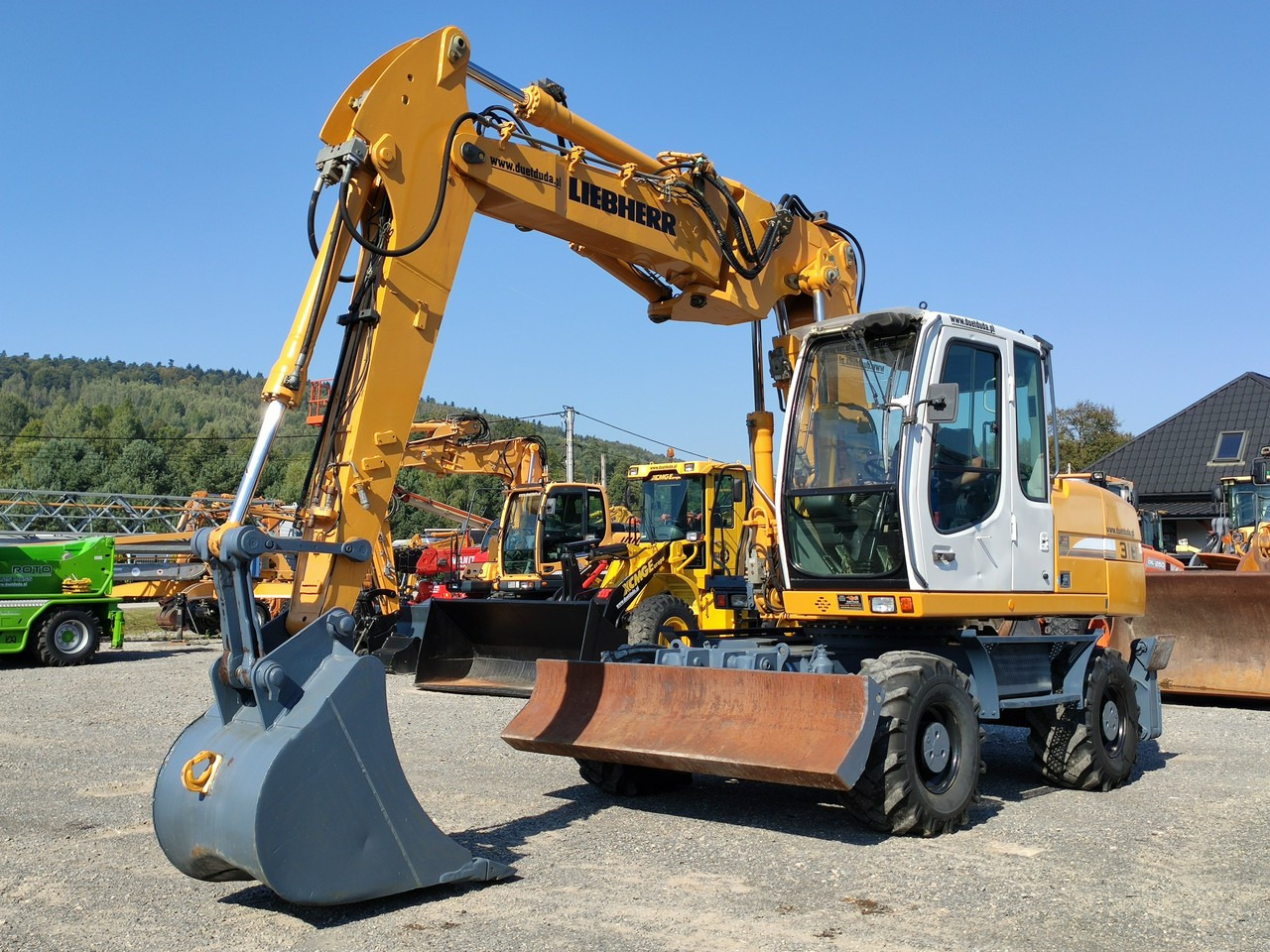 Liebherr A316 Maszyna po Pełnym Tulejowaniu Bez Luzów i Wycieków - Bager na kolesih: slika 3 Liebherr A316 Maszyna po Pełnym Tulejowaniu Bez Luzów i Wycieków - Bager na kolesih: slika 3