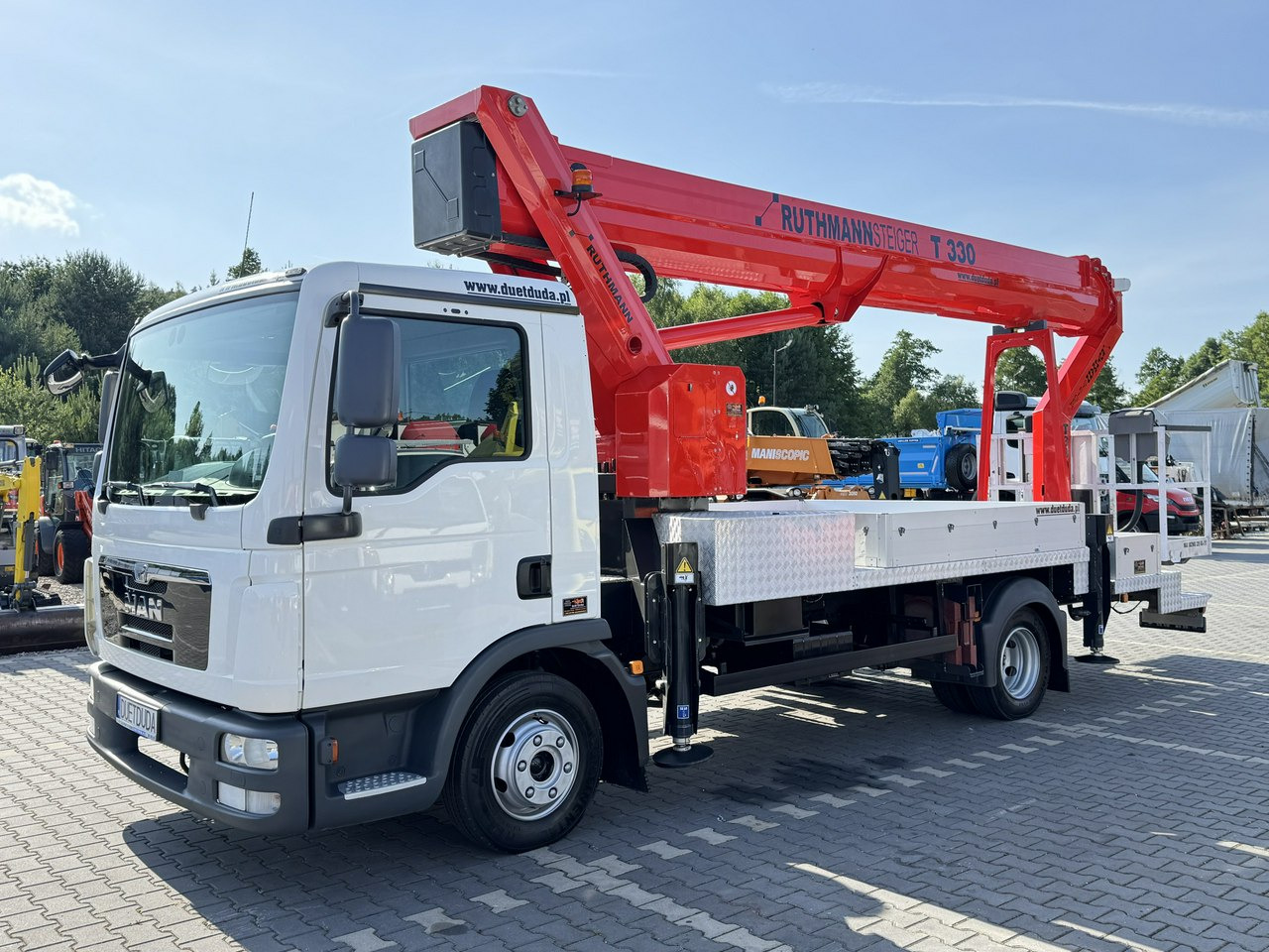 MAN TGL 7.150 Zwyżka Ruthmann T330 33-Metry DMC 7500KG 21m w Bok - Dvižna ploščad montirana na tovornjak: slika 3 MAN TGL 7.150 Zwyżka Ruthmann T330 33-Metry DMC 7500KG 21m w Bok - Dvižna ploščad montirana na tovornjak: slika 3