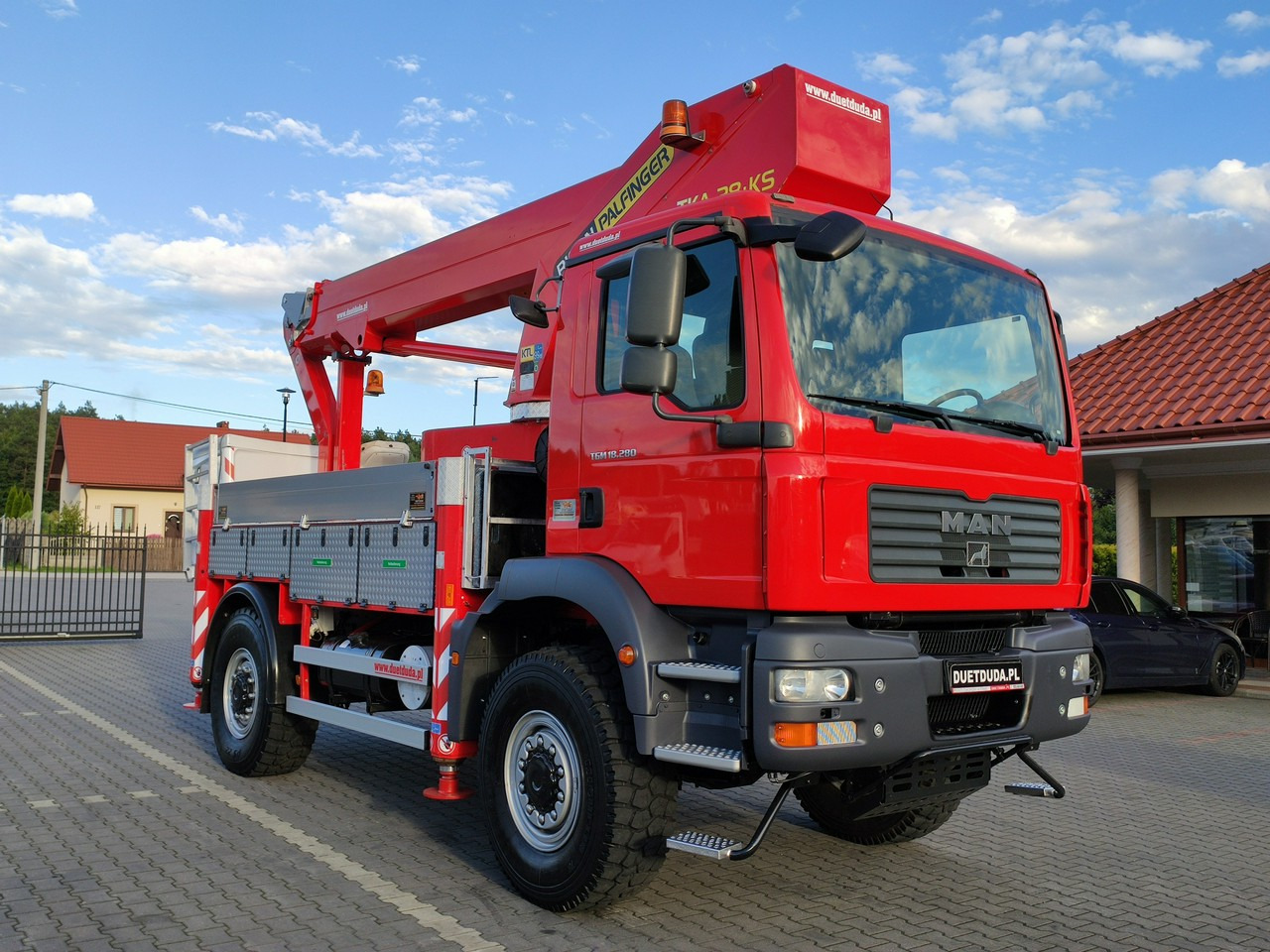 MAN TGM 18.280 4x4 Zwyżka Bison Palfinger TKA 28 Podnośnik Koszowy - Dvižna ploščad montirana na tovornjak: slika 5 MAN TGM 18.280 4x4 Zwyżka Bison Palfinger TKA 28 Podnośnik Koszowy - Dvižna ploščad montirana na tovornjak: slika 5