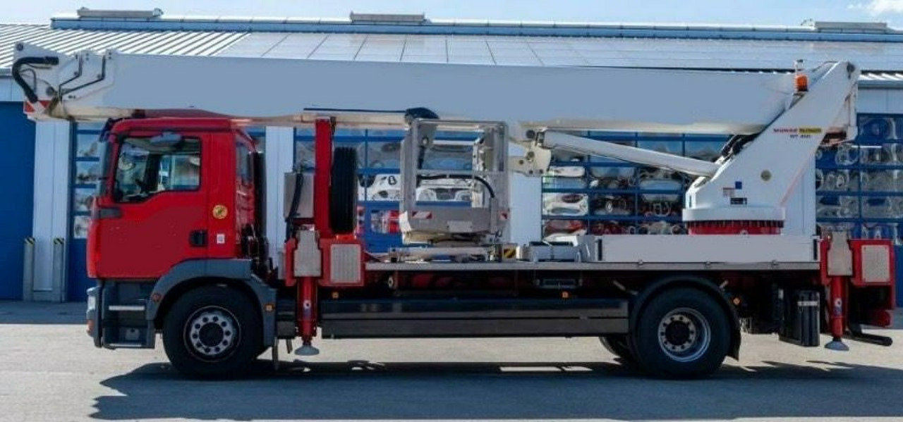 MAN TGM 18.280 Zwyżka WUMAG WT 450 Podnośnik Koszowy - Dvižna ploščad montirana na tovornjak: slika 1 MAN TGM 18.280 Zwyżka WUMAG WT 450 Podnośnik Koszowy - Dvižna ploščad montirana na tovornjak: slika 1