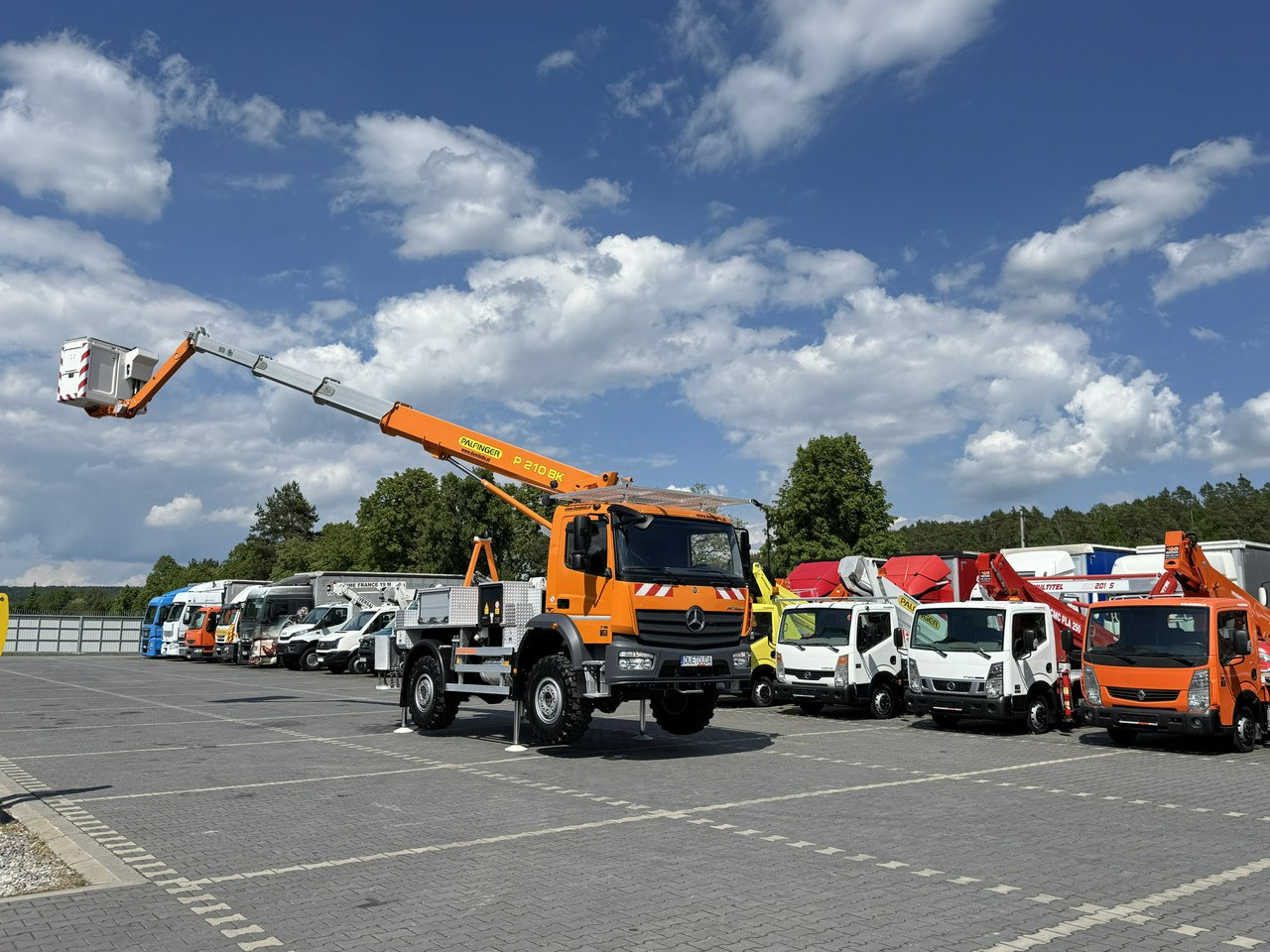 Mercedes Atego 718 E6 4x4 Zwyżka PALFINGER P210 BK Podnośnik Koszowy - Dvižna ploščad montirana na tovornjak: slika 4 Mercedes Atego 718 E6 4x4 Zwyżka PALFINGER P210 BK Podnośnik Koszowy - Dvižna ploščad montirana na tovornjak: slika 4