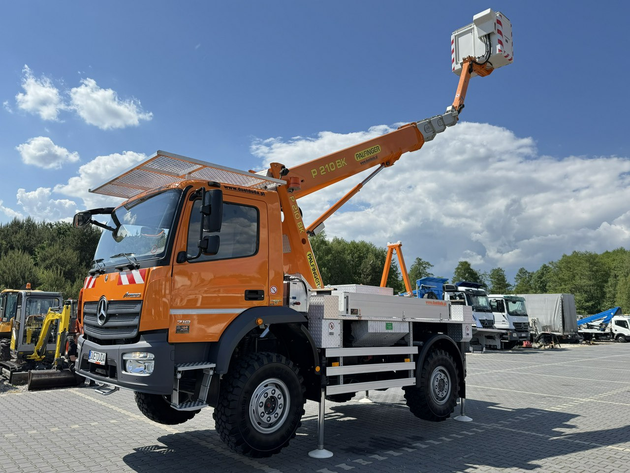Mercedes Atego 718 E6 4x4 Zwyżka PALFINGER P210 BK Podnośnik Koszowy - Dvižna ploščad montirana na tovornjak: slika 3 Mercedes Atego 718 E6 4x4 Zwyżka PALFINGER P210 BK Podnośnik Koszowy - Dvižna ploščad montirana na tovornjak: slika 3
