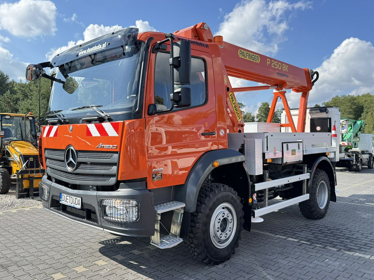 Dvižna ploščad montirana na tovornjak Mercedes Atego 818 E6 4x4 Zwyżka PALFINGER P250 BK Podnośnik Koszowy: slika 8 Dvižna ploščad montirana na tovornjak Mercedes Atego 818 E6 4x4 Zwyżka PALFINGER P250 BK Podnośnik Koszowy: slika 8