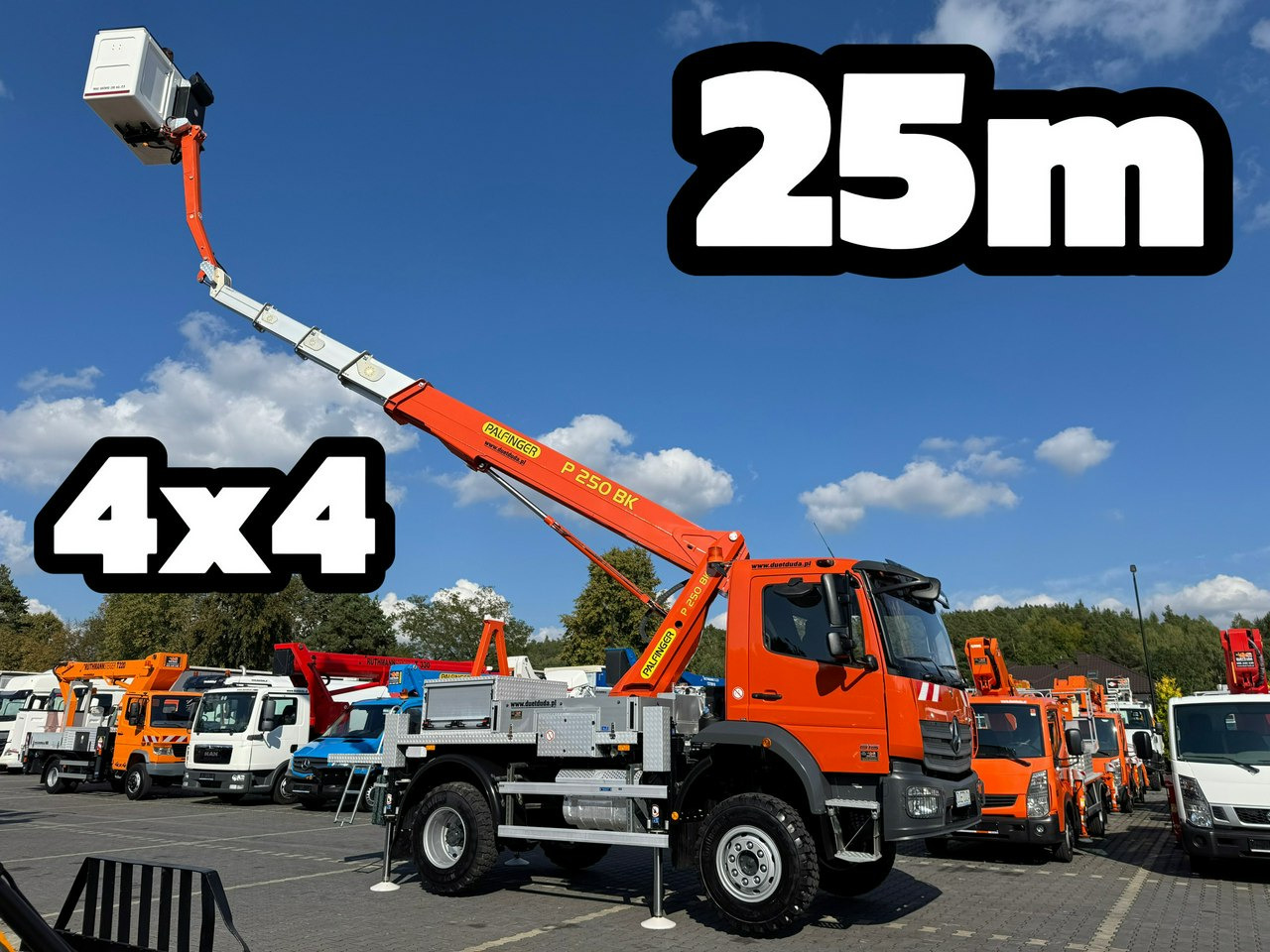 Mercedes Atego 818 E6 4x4 Zwyżka PALFINGER P250 BK Podnośnik Koszowy - Dvižna ploščad montirana na tovornjak: slika 2 Mercedes Atego 818 E6 4x4 Zwyżka PALFINGER P250 BK Podnośnik Koszowy - Dvižna ploščad montirana na tovornjak: slika 2