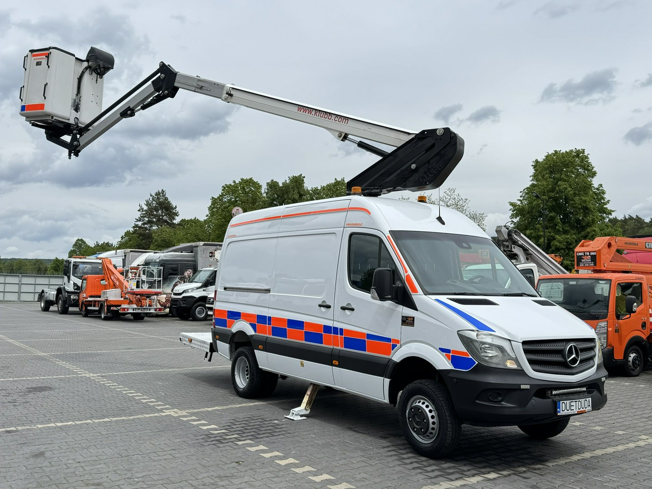 Mercedes Sprinter Zwyżka Podnośnik Koszowy KLUBB K42P UDT WUMAG GSR - Dvižna ploščad montirana na tovornjak: slika 3 Mercedes Sprinter Zwyżka Podnośnik Koszowy KLUBB K42P UDT WUMAG GSR - Dvižna ploščad montirana na tovornjak: slika 3