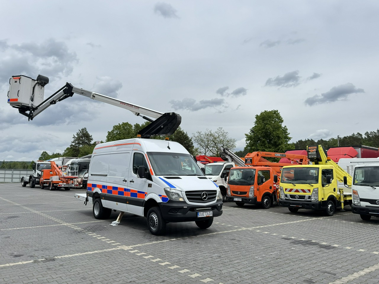 Mercedes Sprinter Zwyżka Podnośnik Koszowy KLUBB K42P UDT WUMAG GSR - Dvižna ploščad montirana na tovornjak: slika 5 Mercedes Sprinter Zwyżka Podnośnik Koszowy KLUBB K42P UDT WUMAG GSR - Dvižna ploščad montirana na tovornjak: slika 5