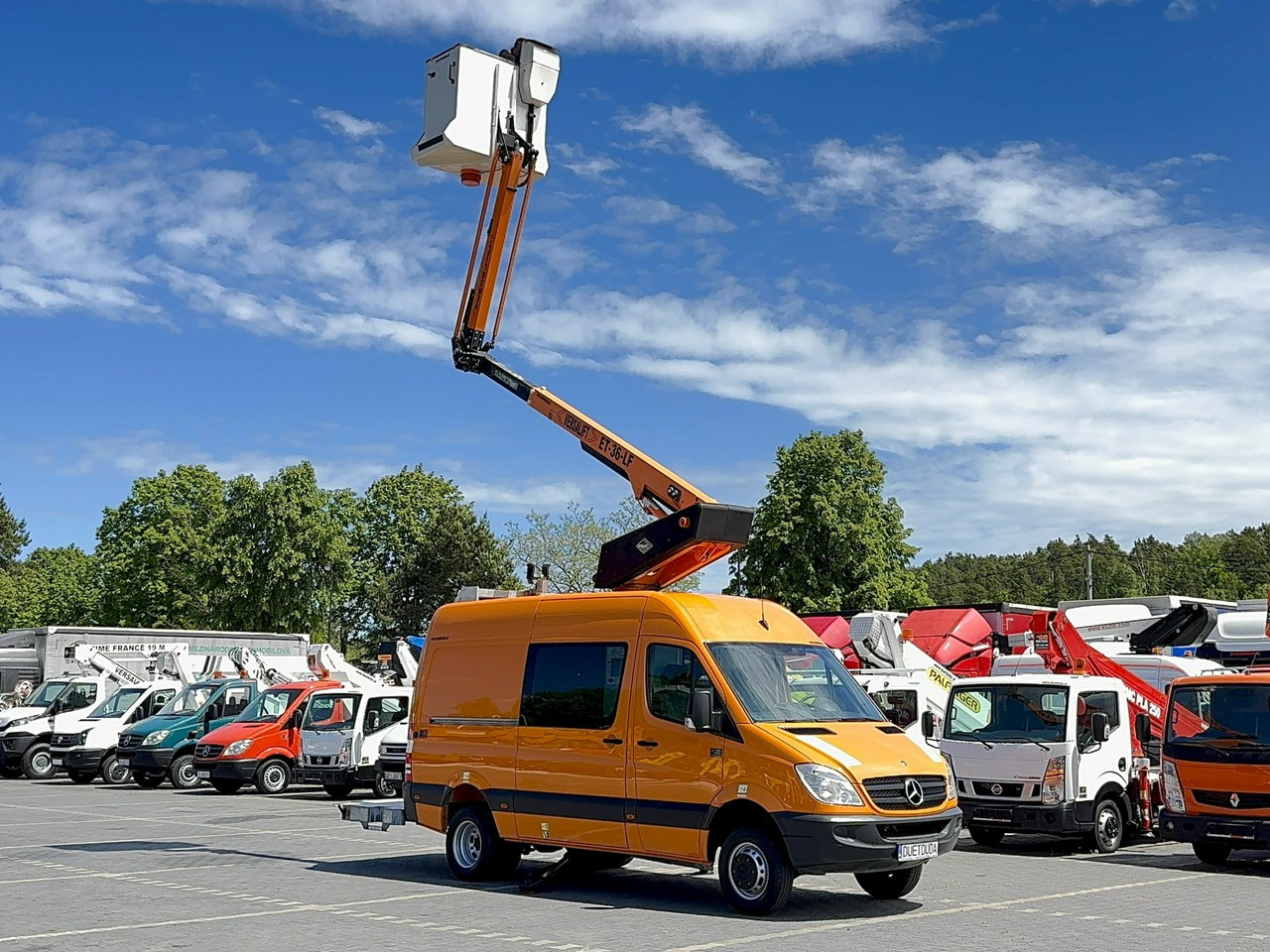 Mercedes Sprinter Zwyżka Podnośnik Koszowy VERSALIFT KLUBB ET-36-LF UDT - Dvižna ploščad montirana na tovornjak: slika 1 Mercedes Sprinter Zwyżka Podnośnik Koszowy VERSALIFT KLUBB ET-36-LF UDT - Dvižna ploščad montirana na tovornjak: slika 1