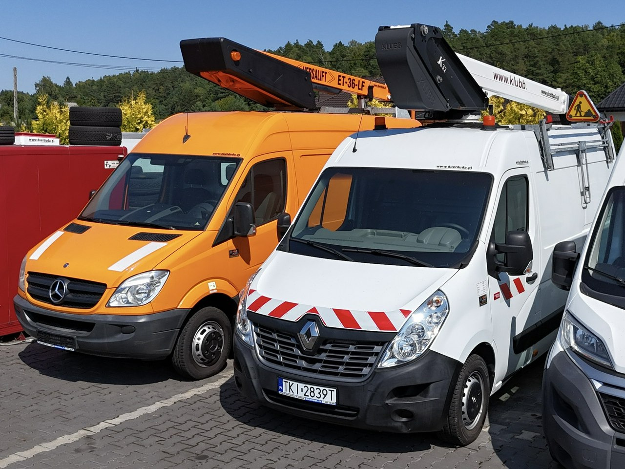 Dvižna ploščad montirana na tovornjak Nissan Zwyżka Podnośnik Koszowy 4X4 CABSTAR MAXITY SPRINTER: slika 11