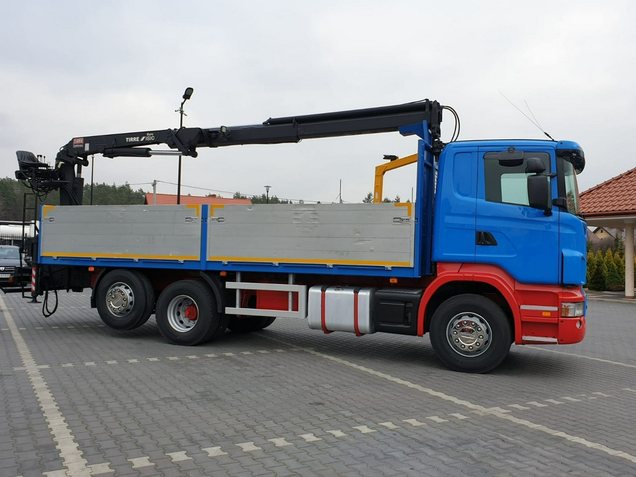 Scania R 400 LB 6x2 HDS Budowlanka Widły Oś Skrętna Super Stan - Tovornjak s kesonom, Tovornjak z dvigalom: slika 5 Scania R 400 LB 6x2 HDS Budowlanka Widły Oś Skrętna Super Stan - Tovornjak s kesonom, Tovornjak z dvigalom: slika 5