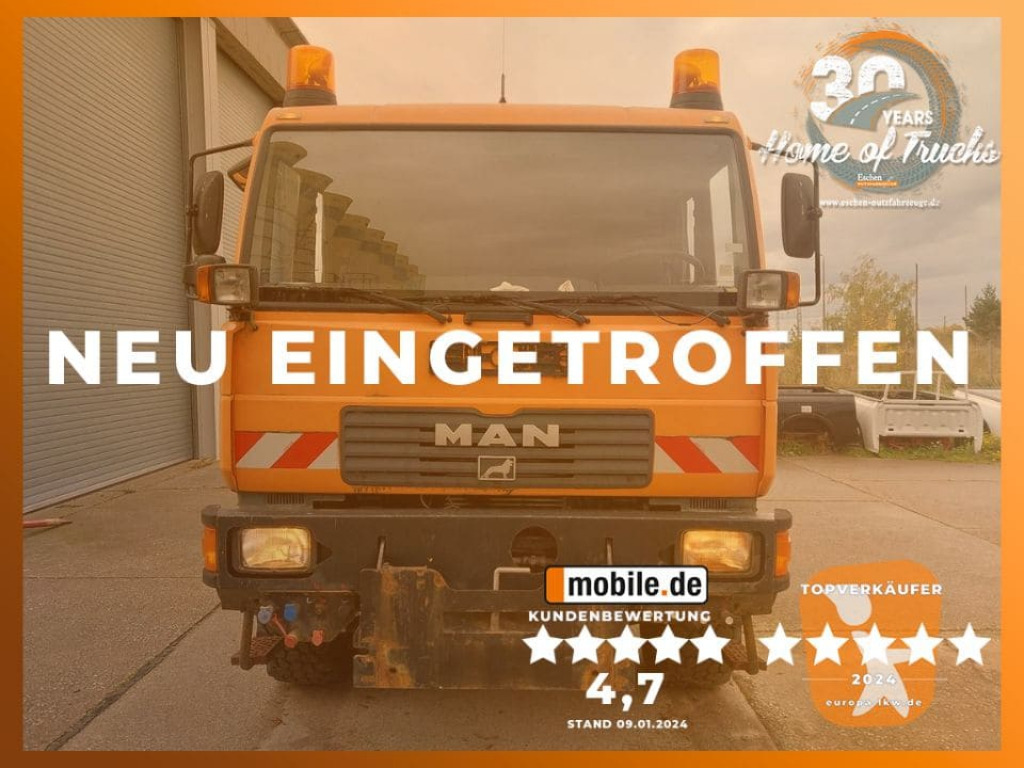 MAN LE 8.220 4x4 / Kran - Tovornjak prekucnik, Tovornjak z dvigalom: slika 1 MAN LE 8.220 4x4 / Kran - Tovornjak prekucnik, Tovornjak z dvigalom: slika 1