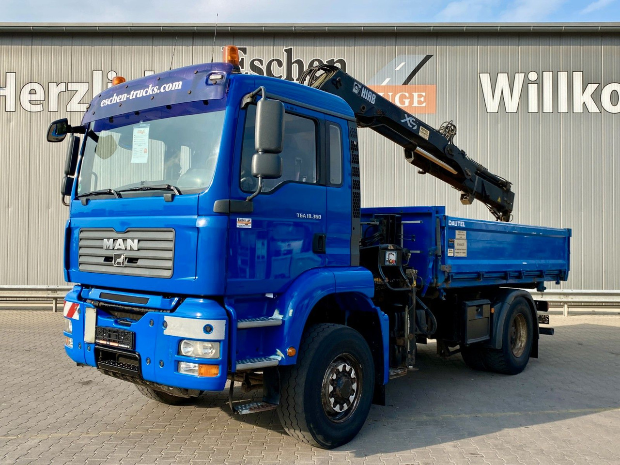 MAN TGA 18.360 4x4H BL*HIAB 122 BS-2*Dautel 3-Seiten - Tovornjak prekucnik, Tovornjak z dvigalom: slika 1 MAN TGA 18.360 4x4H BL*HIAB 122 BS-2*Dautel 3-Seiten - Tovornjak prekucnik, Tovornjak z dvigalom: slika 1
