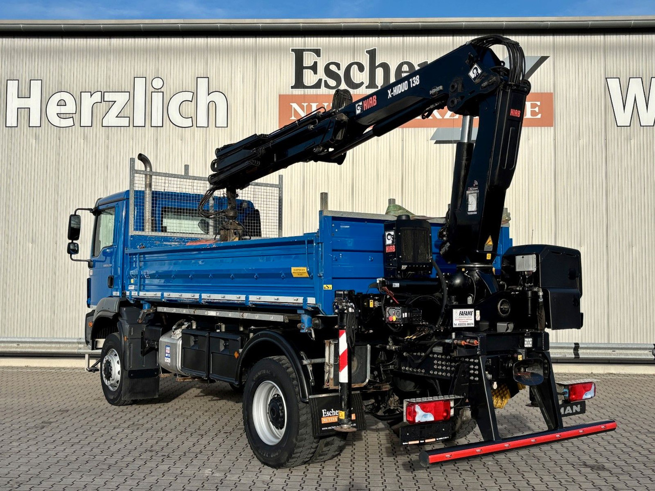 MAN TGM 18.320 4x4 BB | TÜV NEU*HIAB XHIDUO 138*FUNK - Tovornjak prekucnik, Tovornjak z dvigalom: slika 3 MAN TGM 18.320 4x4 BB | TÜV NEU*HIAB XHIDUO 138*FUNK - Tovornjak prekucnik, Tovornjak z dvigalom: slika 3