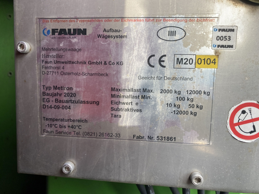 Mercedes-Benz 2533 L 6x2 - Smetarski tovornjak: slika 4 Mercedes-Benz 2533 L 6x2 - Smetarski tovornjak: slika 4