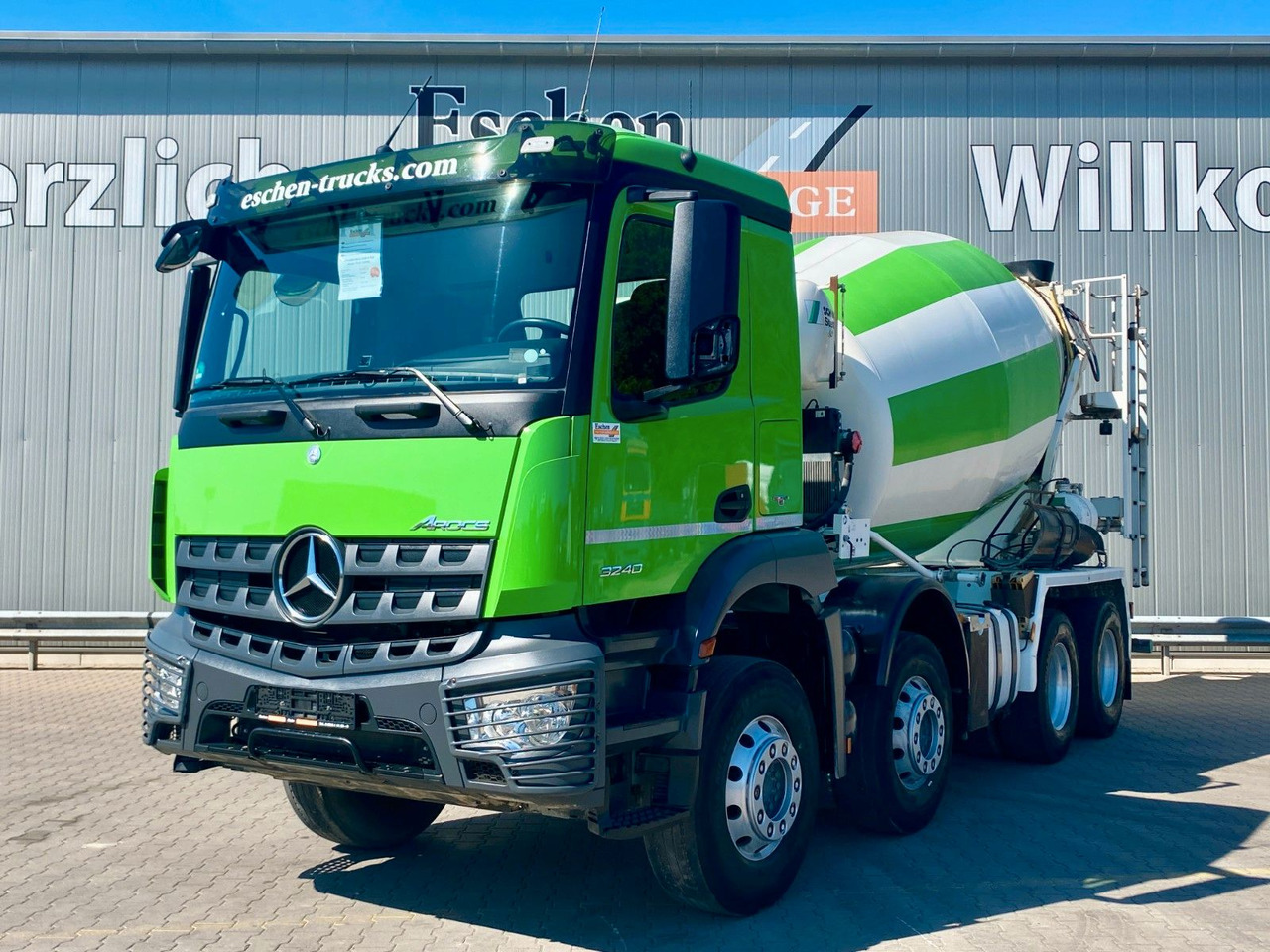 Mercedes-Benz 3240 Arocs 8x4| 9m³ Stetter*Navi*Klima*ASR*Blatt - Avtomešalec: slika 1 Mercedes-Benz 3240 Arocs 8x4| 9m³ Stetter*Navi*Klima*ASR*Blatt - Avtomešalec: slika 1