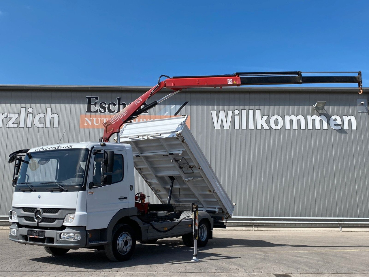 Mercedes-Benz 818 Atego | Fassi F65*MEILLER*PKW-AHK*1.Hand - Dostavno vozilo prekucnik: slika 1 Mercedes-Benz 818 Atego | Fassi F65*MEILLER*PKW-AHK*1.Hand - Dostavno vozilo prekucnik: slika 1