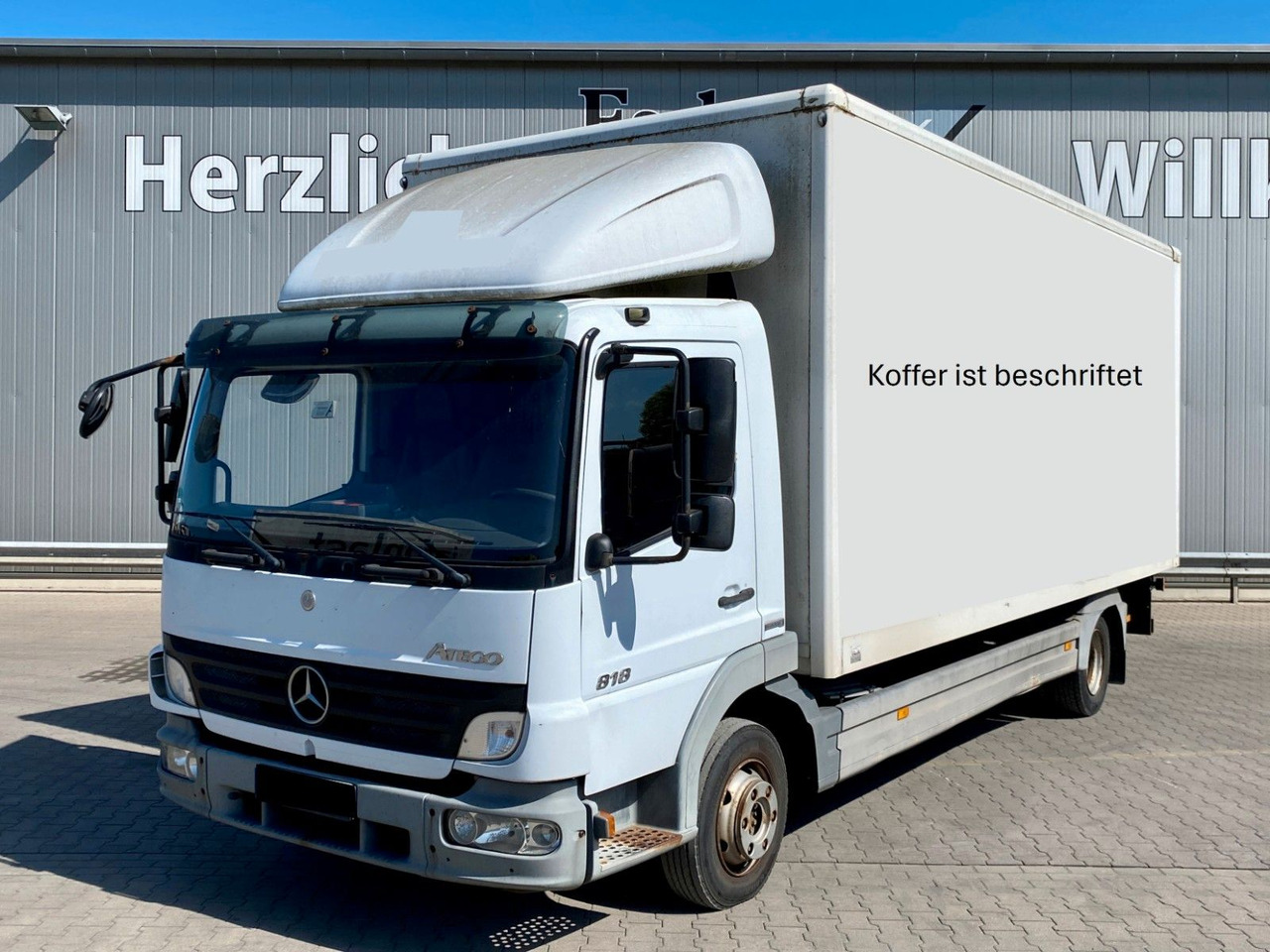 Mercedes-Benz 818 Atego | MBB LBW 1,00to.*3x Sitze*AHK*Teppich - Dostavno vozilo z zabojnikom: slika 1 Mercedes-Benz 818 Atego | MBB LBW 1,00to.*3x Sitze*AHK*Teppich - Dostavno vozilo z zabojnikom: slika 1