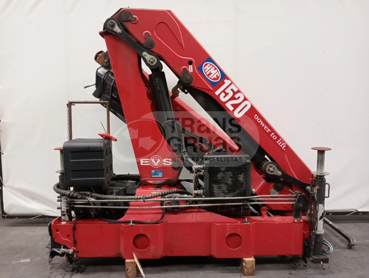 Grúa hidráulica HMF 1520 K4 - Paletno dvigalo: slika 1 Grúa hidráulica HMF 1520 K4 - Paletno dvigalo: slika 1