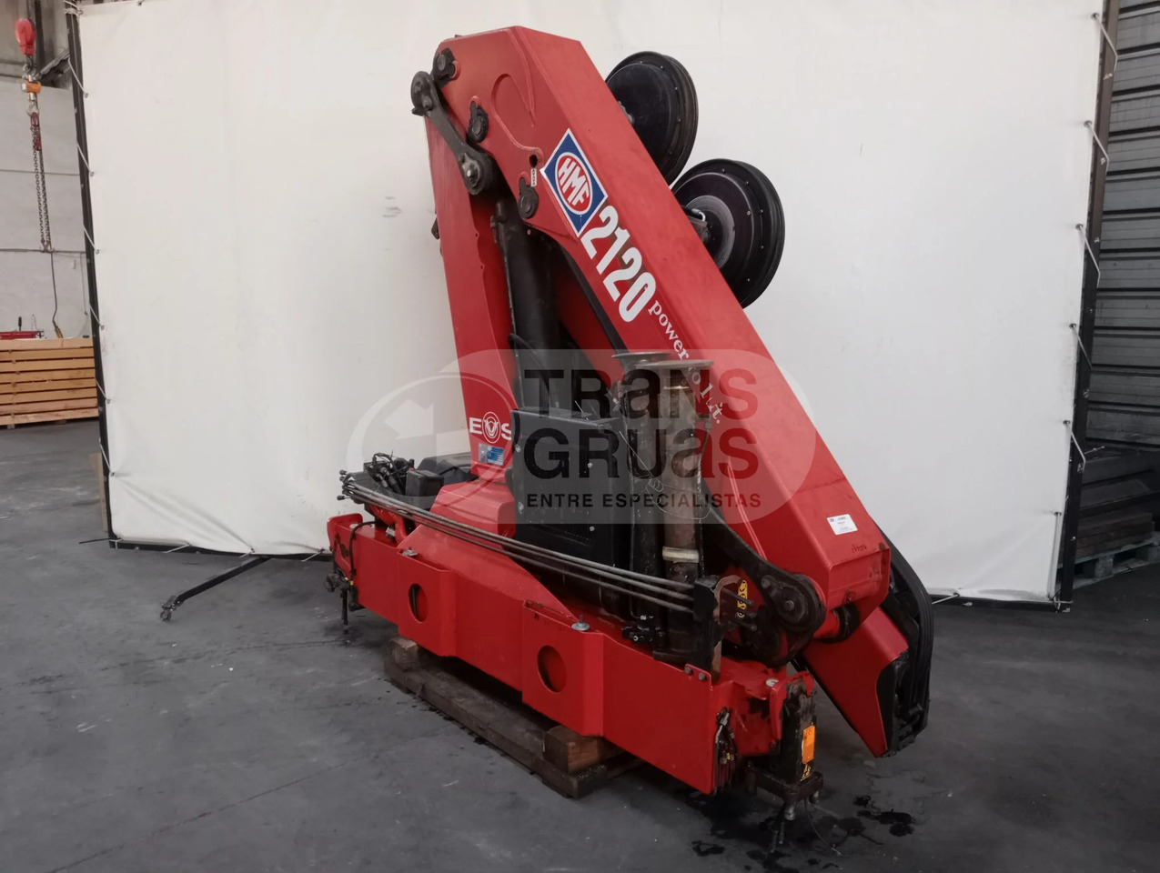 Grúa hidráulica HMF 2120 K4 - Paletno dvigalo: slika 3 Grúa hidráulica HMF 2120 K4 - Paletno dvigalo: slika 3