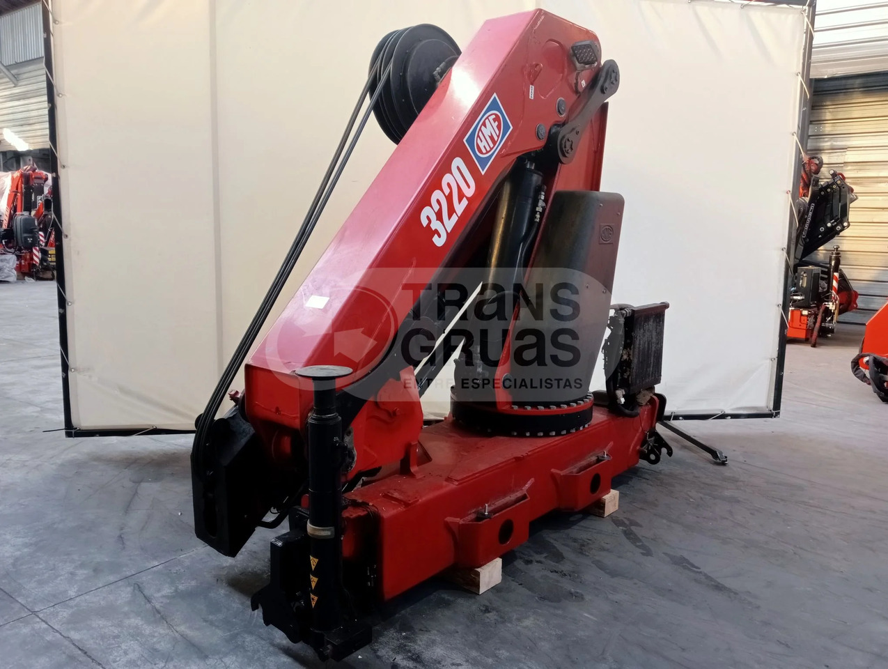 Grúa hidráulica HMF 3220 K - Paletno dvigalo: slika 4 Grúa hidráulica HMF 3220 K - Paletno dvigalo: slika 4