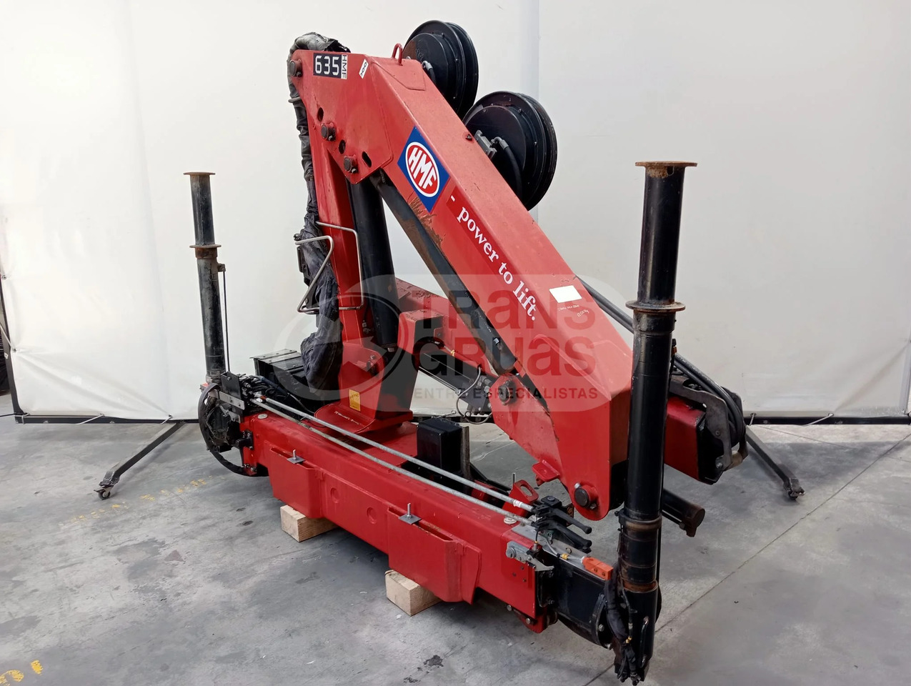 Grúa hidráulica HMF 635 K2 - Paletno dvigalo: slika 2 Grúa hidráulica HMF 635 K2 - Paletno dvigalo: slika 2