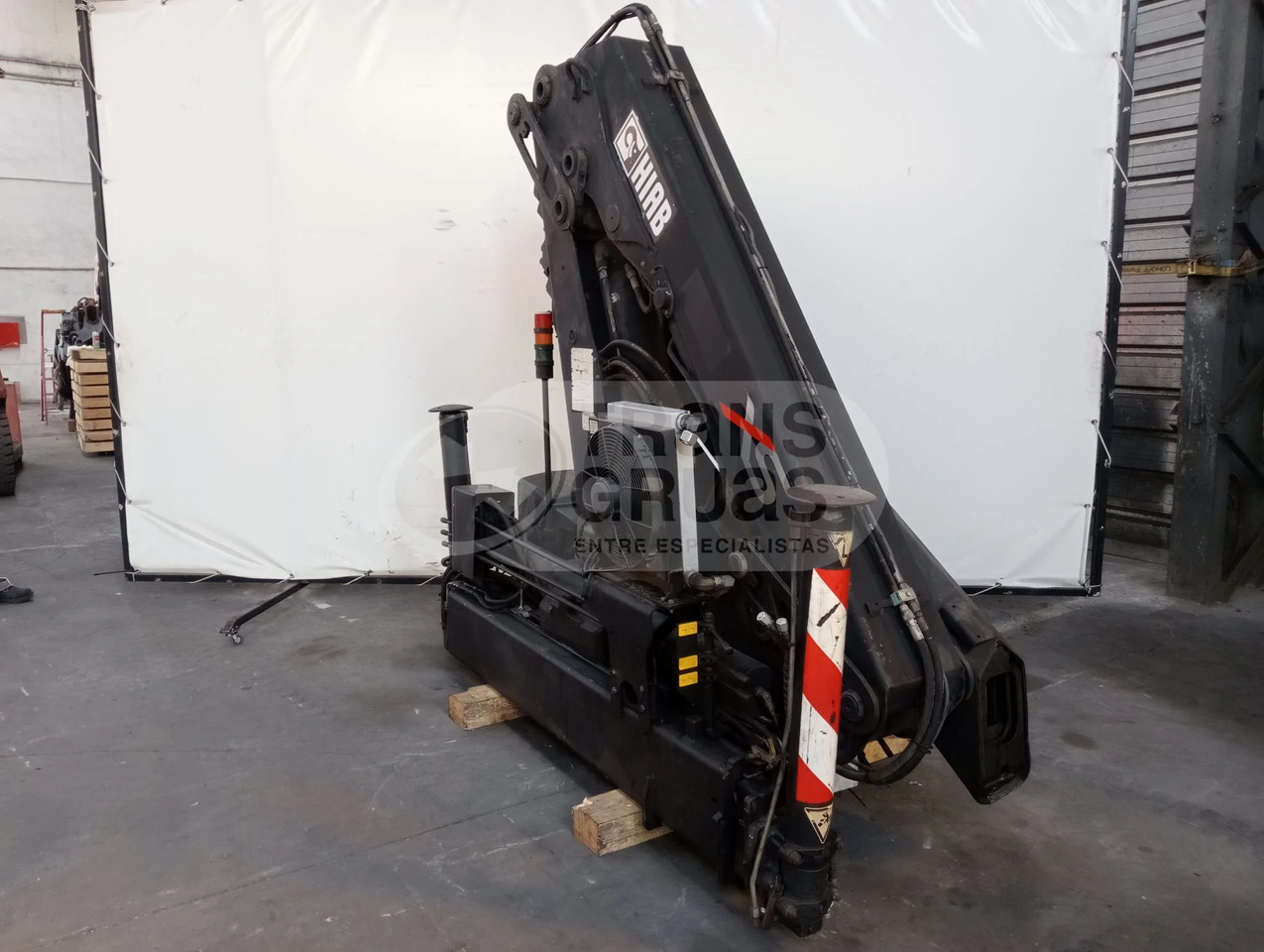 Grúa hidráulica Hiab 166 E-5 HIPRO - Paletno dvigalo: slika 2 Grúa hidráulica Hiab 166 E-5 HIPRO - Paletno dvigalo: slika 2