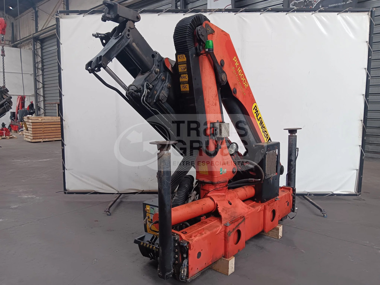 Grúa hidráulica Palfinger PK 16002 - Paletno dvigalo: slika 4 Grúa hidráulica Palfinger PK 16002 - Paletno dvigalo: slika 4