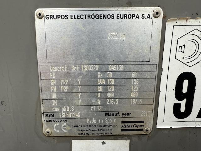 Atlas Copco QAS 150 - Generator: slika 5 Atlas Copco QAS 150 - Generator: slika 5