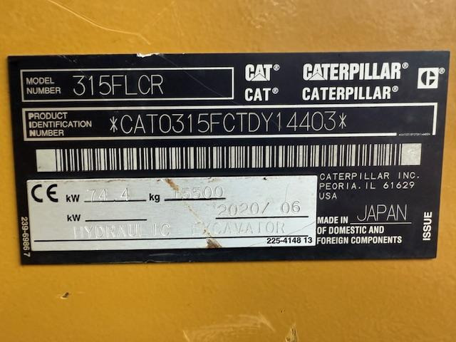 Cat 315 F LCR - Bager goseničar: slika 5 Cat 315 F LCR - Bager goseničar: slika 5