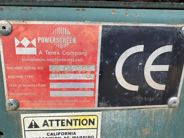Terex Powerscreen Warrior 1400 - Drugi stroj: slika 5 Terex Powerscreen Warrior 1400 - Drugi stroj: slika 5