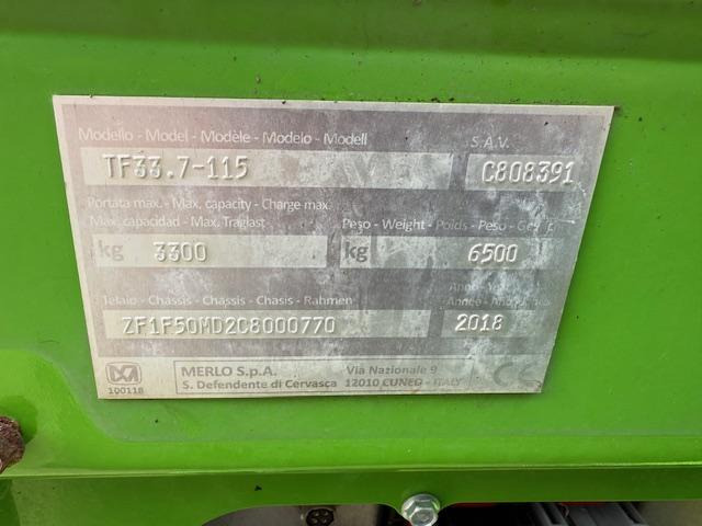 Merlo TF 33.7-115 mit Kabelbrand - Teleskopski viličar: slika 5 Merlo TF 33.7-115 mit Kabelbrand - Teleskopski viličar: slika 5