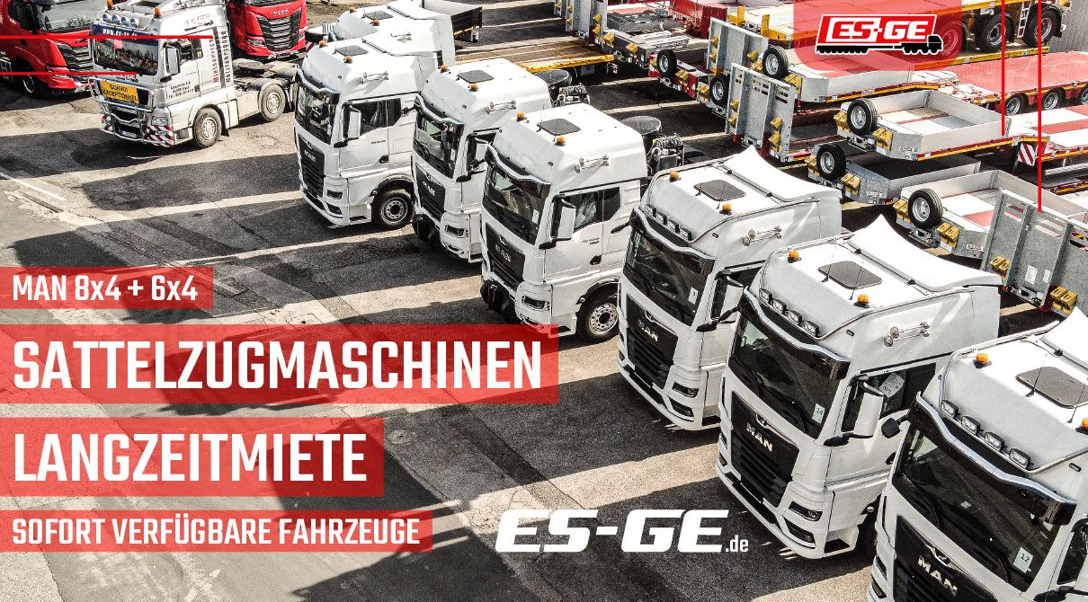ES-GE 3-Achs-Satteltieflader mit Radmulden - Nizko noseča polprikolica: slika 2 ES-GE 3-Achs-Satteltieflader mit Radmulden - Nizko noseča polprikolica: slika 2
