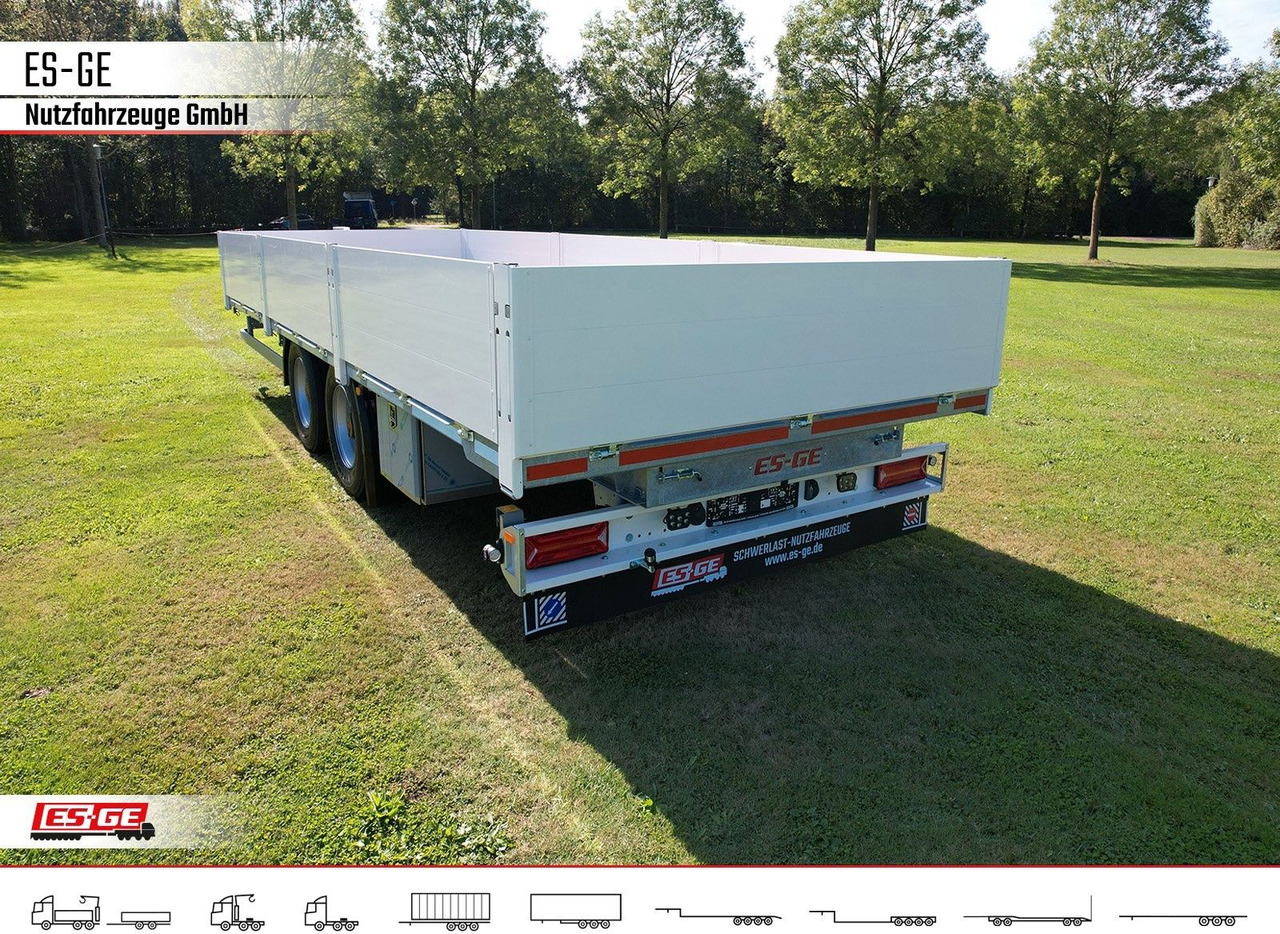 ES-GE Tandem-Anhänger Bordwände, CV, Rungen - Plato/ Tovorna prikolica: slika 2 ES-GE Tandem-Anhänger Bordwände, CV, Rungen - Plato/ Tovorna prikolica: slika 2