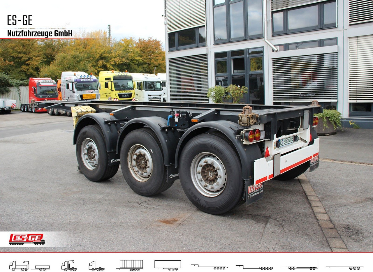 Krone 3-Achs-Containerchassis 20' - Kontejnerska polprikolica/ Polprikolica z zamenljivim tovoriščem: slika 2 Krone 3-Achs-Containerchassis 20' - Kontejnerska polprikolica/ Polprikolica z zamenljivim tovoriščem: slika 2