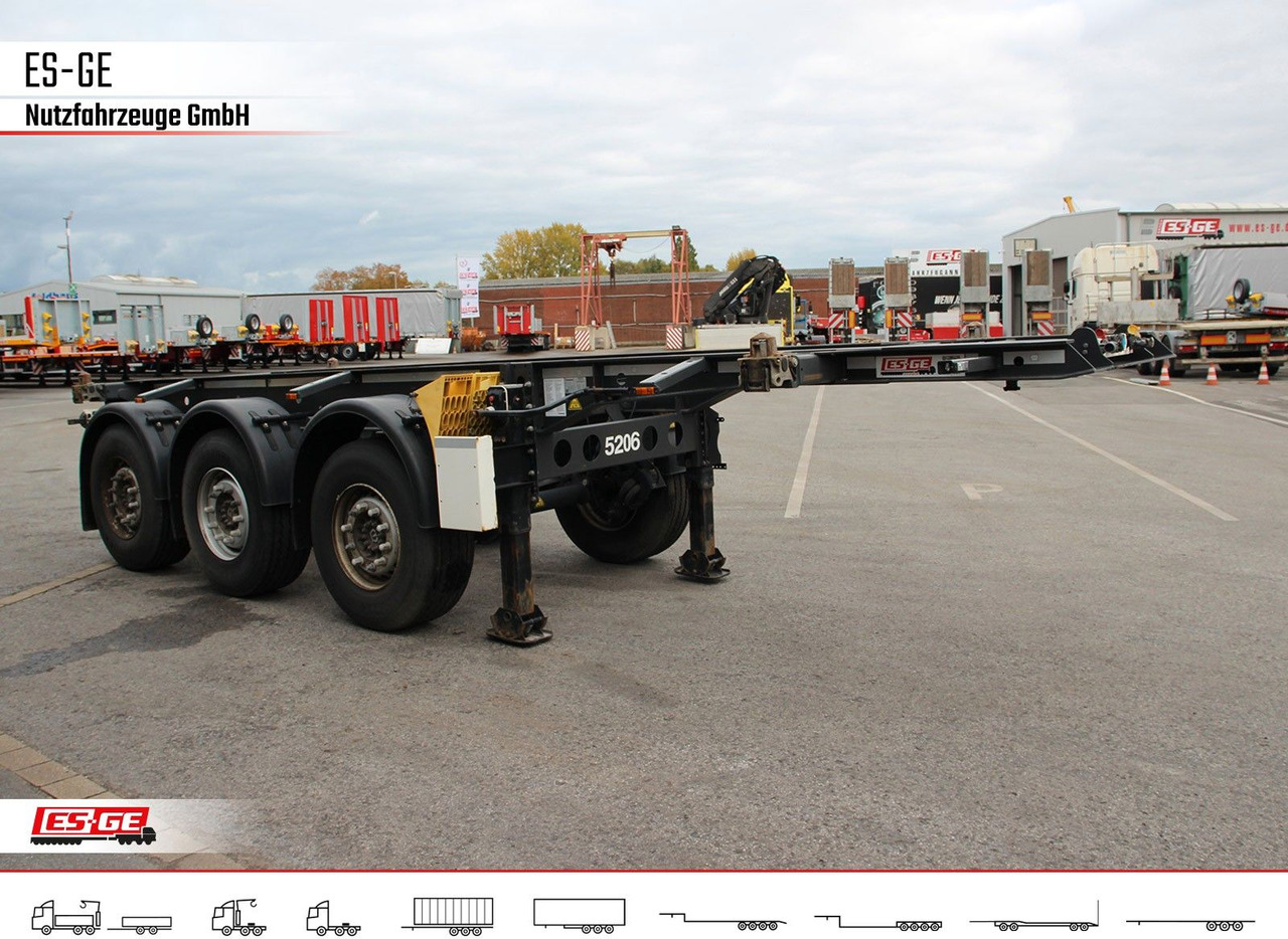 Krone 3-Achs-Containerchassis 20' - Kontejnerska polprikolica/ Polprikolica z zamenljivim tovoriščem: slika 3 Krone 3-Achs-Containerchassis 20' - Kontejnerska polprikolica/ Polprikolica z zamenljivim tovoriščem: slika 3