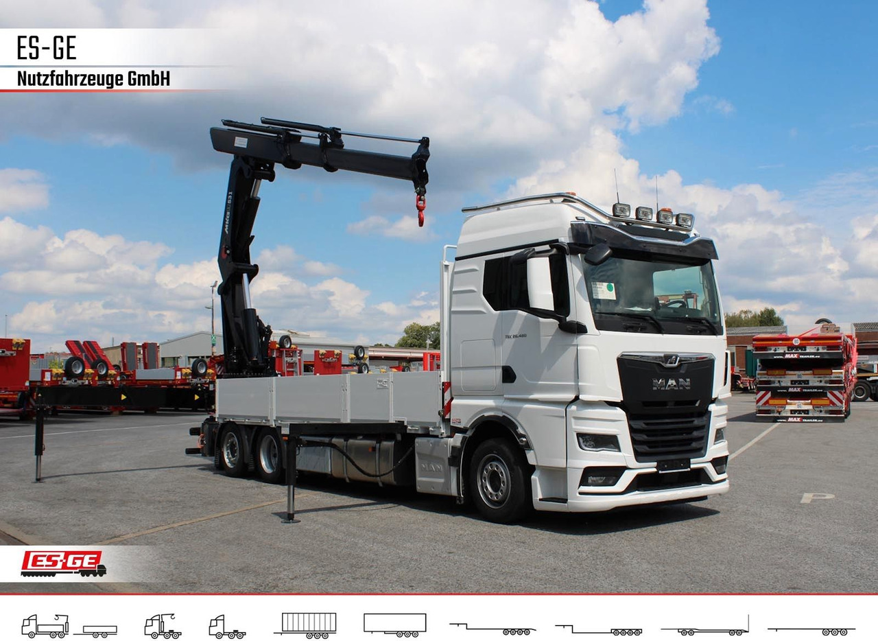 MAN TGX 26.480 6x2-4 LL CH mit MKG HLK531 a5 - Tovornjak s kesonom, Tovornjak z dvigalom: slika 3 MAN TGX 26.480 6x2-4 LL CH mit MKG HLK531 a5 - Tovornjak s kesonom, Tovornjak z dvigalom: slika 3