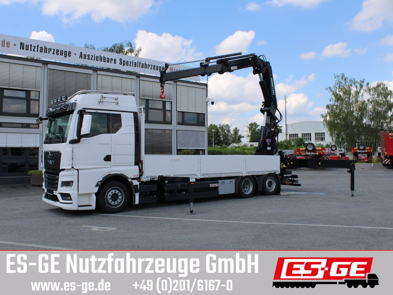 MAN TGX 26.480 6x2-4 LL CH mit MKG HLK531 a5 - Tovornjak s kesonom, Tovornjak z dvigalom: slika 1 MAN TGX 26.480 6x2-4 LL CH mit MKG HLK531 a5 - Tovornjak s kesonom, Tovornjak z dvigalom: slika 1