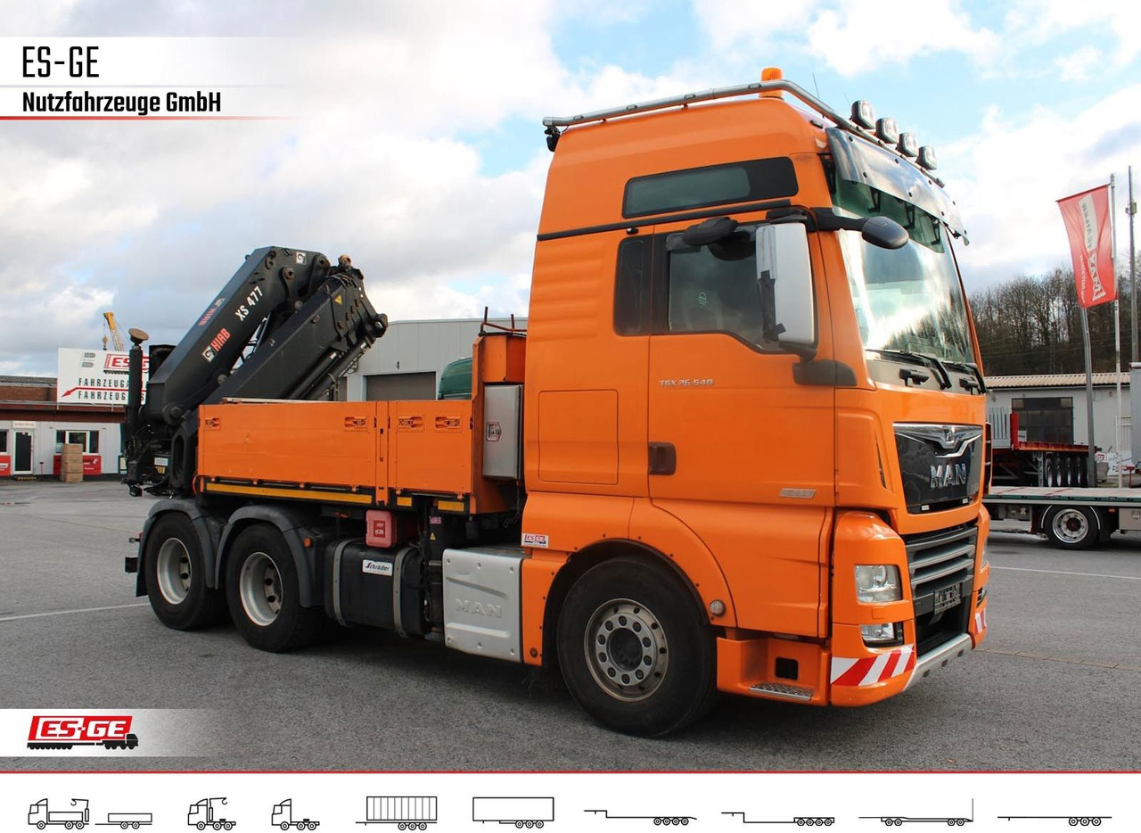 MAN TGX 26.540 + HIABV-Ladekran 477E-4 HIPRO MAN TGX 26.540 + HIABV-Ladekran 477E-4 HIPRO - Tovornjak s kesonom, Tovornjak z dvigalom: slika 3 MAN TGX 26.540 + HIABV-Ladekran 477E-4 HIPRO MAN TGX 26.540 + HIABV-Ladekran 477E-4 HIPRO - Tovornjak s kesonom, Tovornjak z dvigalom: slika 3